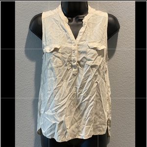 SOLD! Cream Tank Blouse